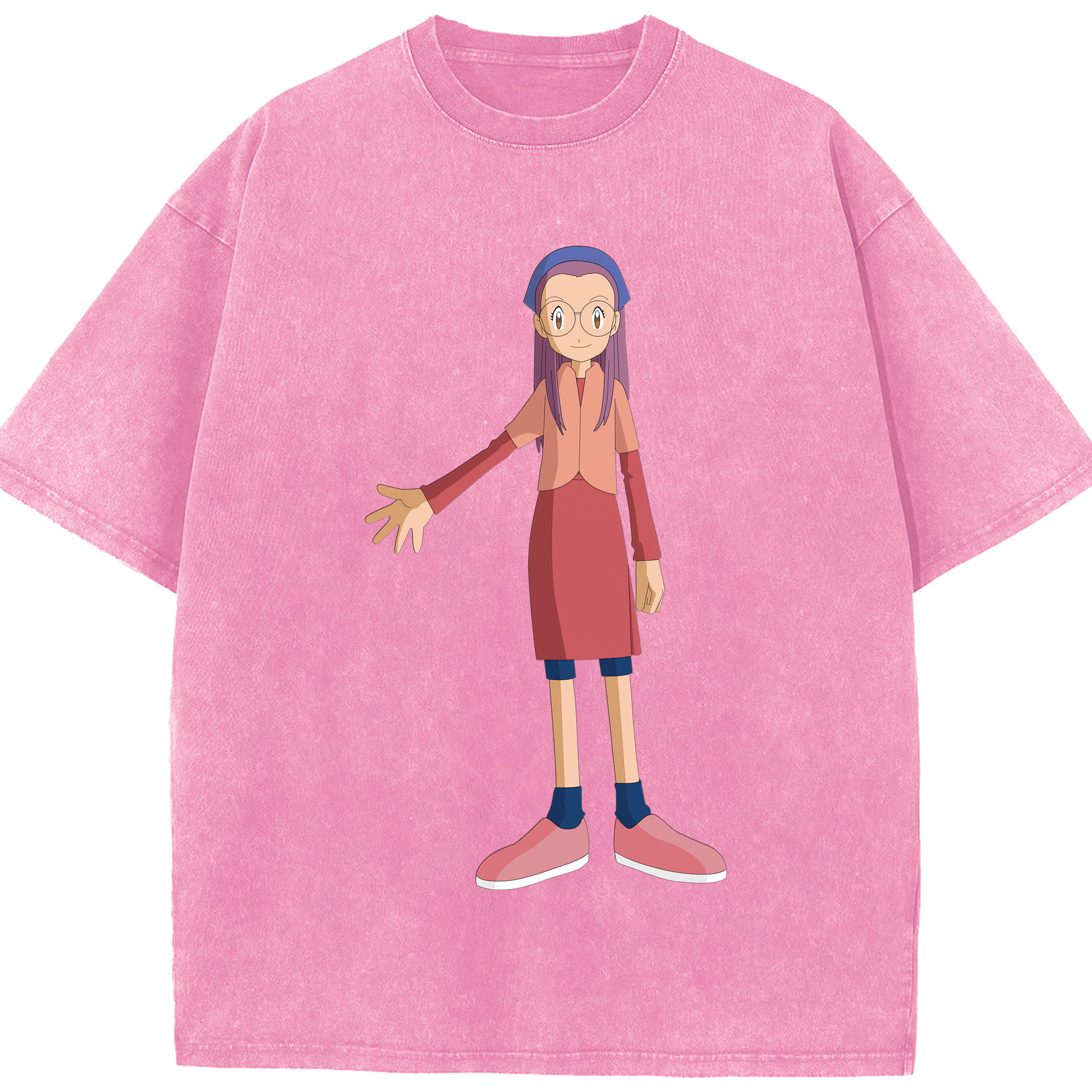 （画像用） Digimon デジタルモンスター/デジモン 綿100% ヴィンテージ風 半袖Tシャツ（フロントプリント）